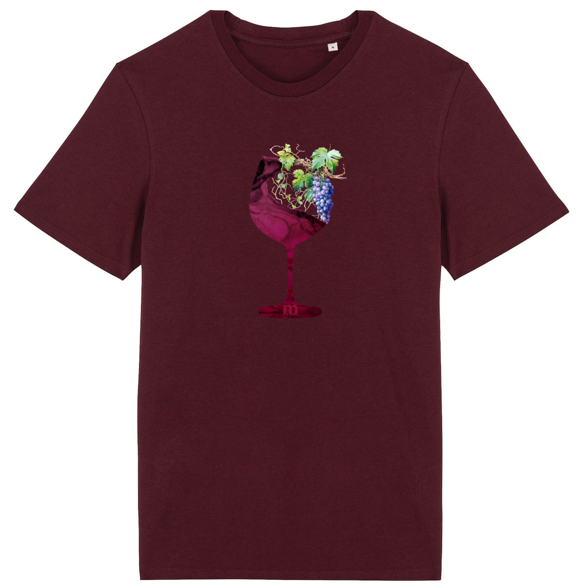 T-shirt  léger  100% coton bio Verre de vigne
