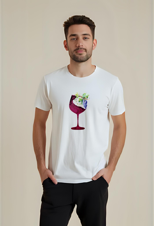 t-shirt_ margouilla homme leger coton verre de vigne