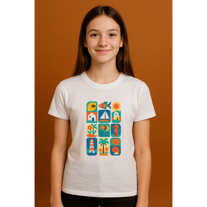 t-shirt margouilla model patchwork