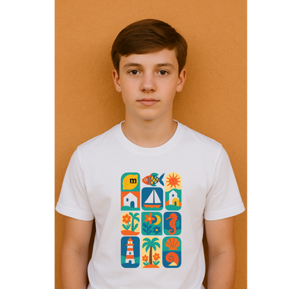 t-shirt margouilla model patchwork