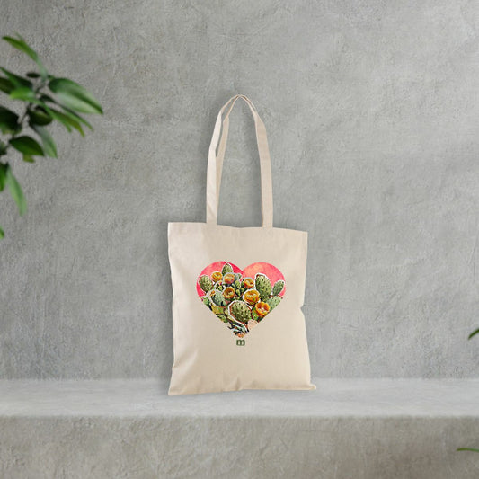 tote bag coeur figuier de barbarie