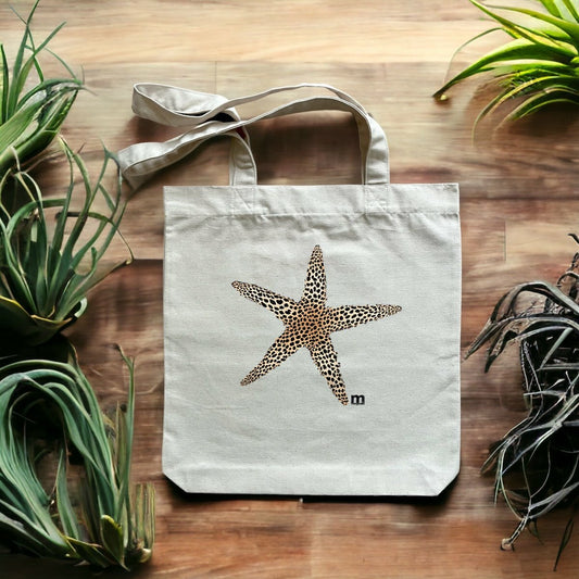 totebag margouilla étoile de mer léopard