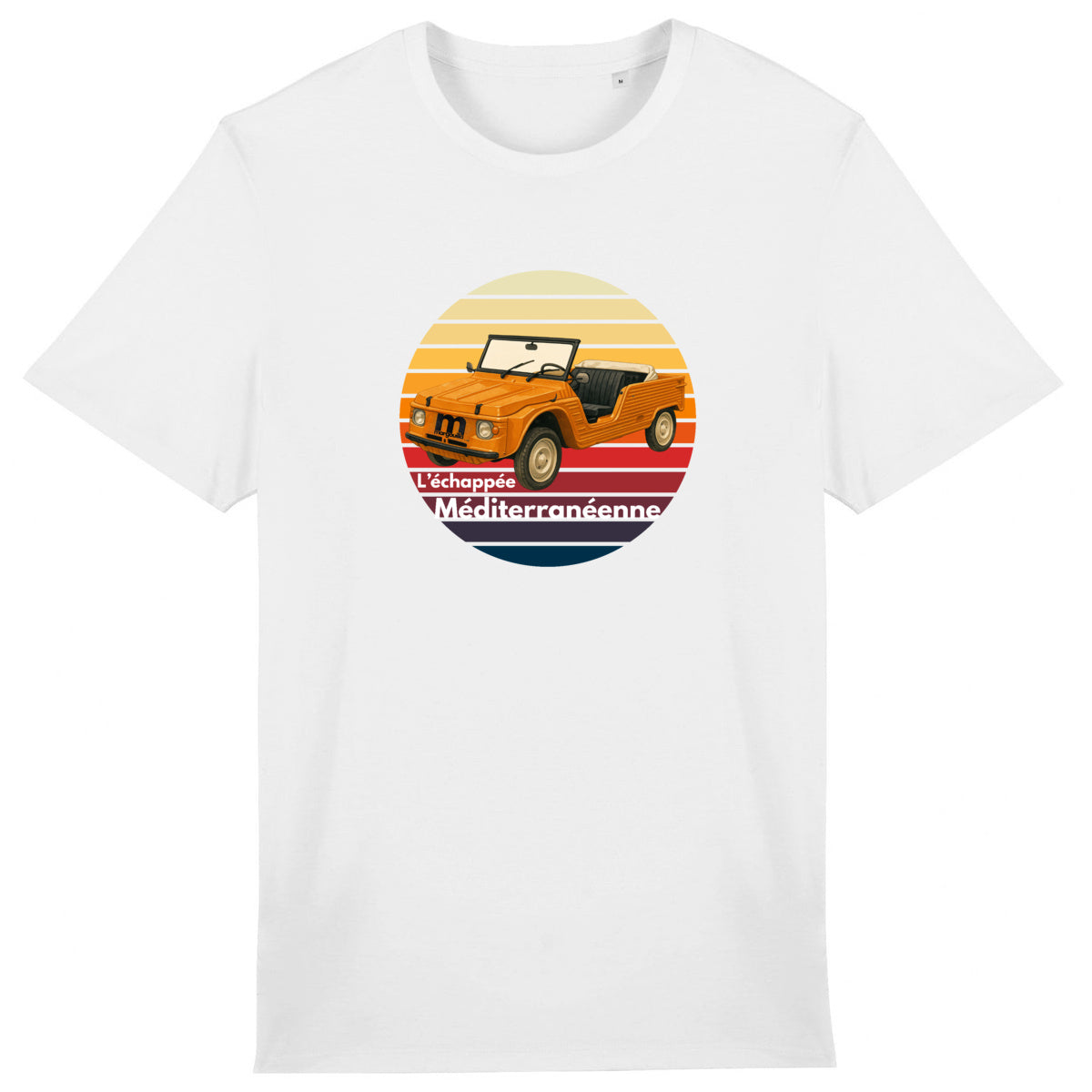 T-shirt  léger  100% coton bio échappée méditerranéenne