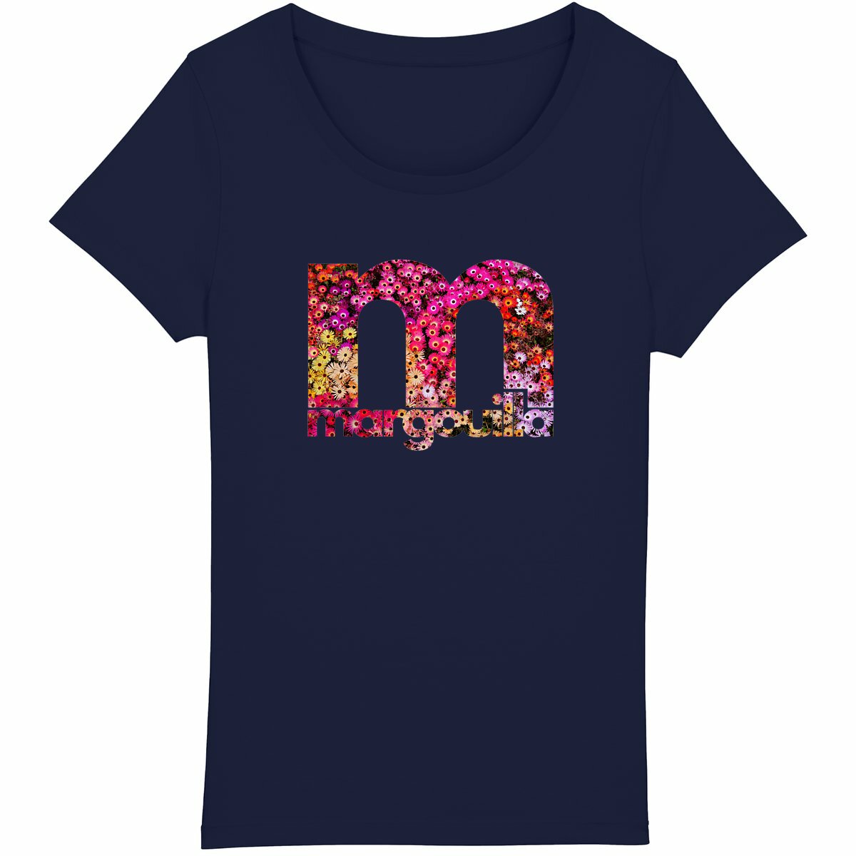 T-shirt Femme Léger 100% Coton Bio Floral