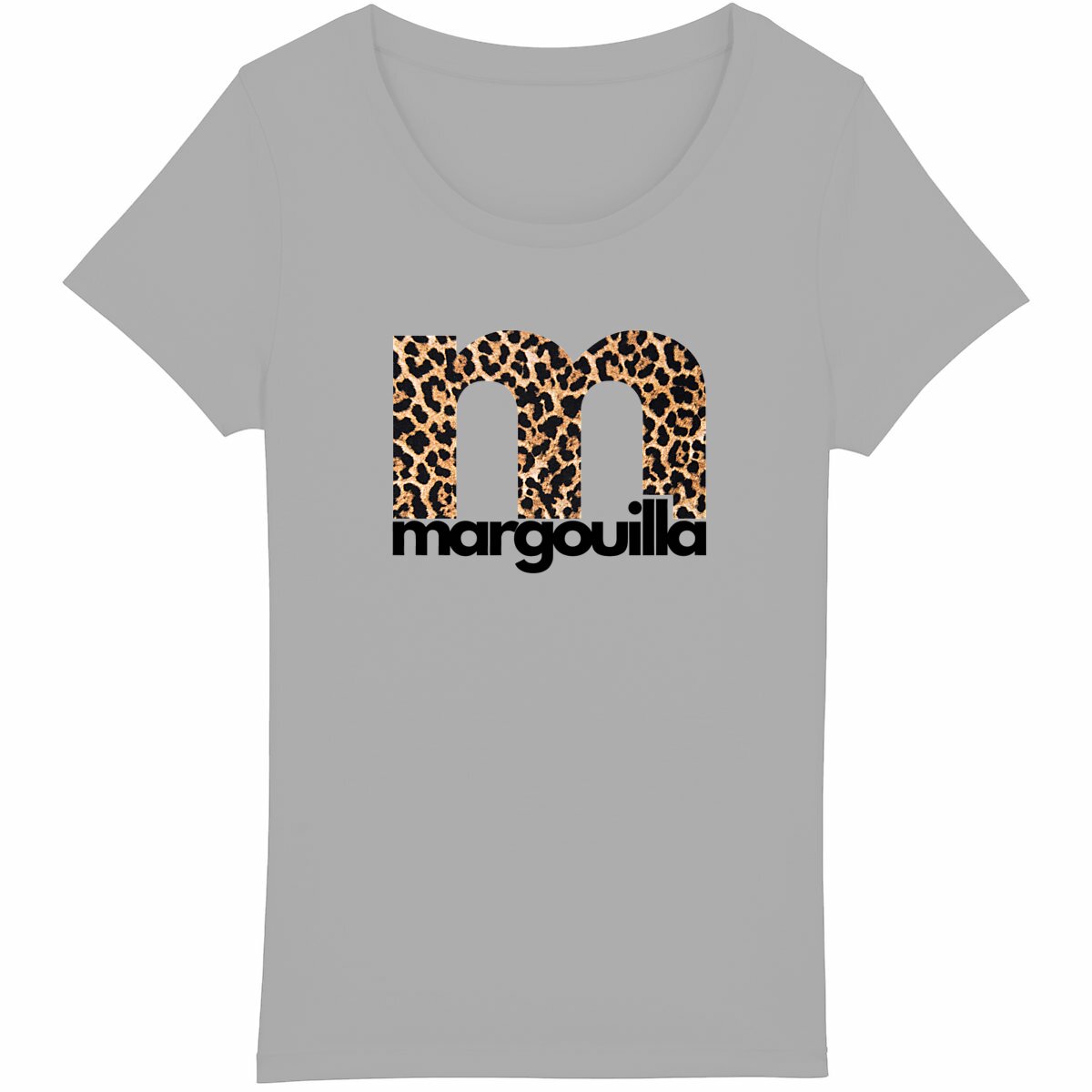 T-shirt Femme Léger 100% Coton Bio Léopard