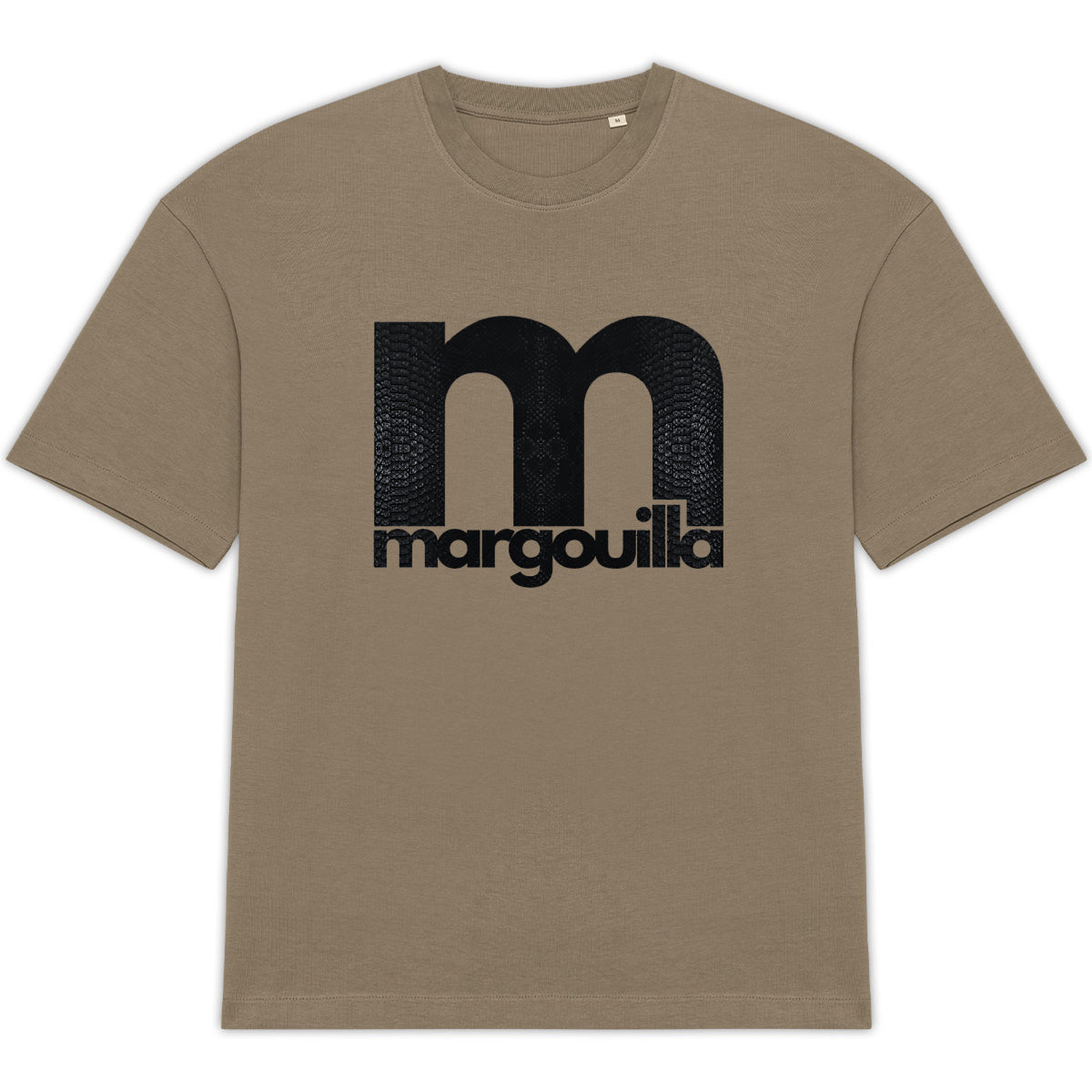 T-shirt  Oversized 100 % coton bio Black