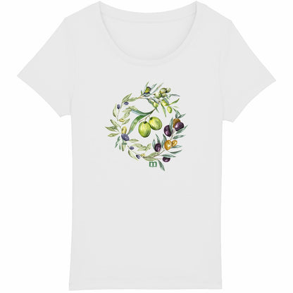 T-shirt Femme Léger 100% Coton Bio Olives