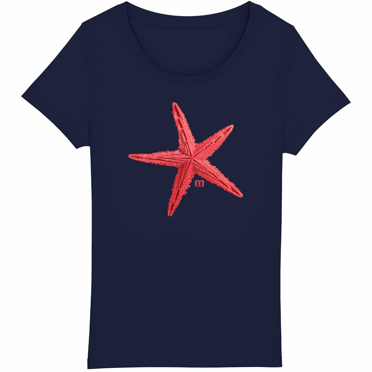 T-shirt Femme Léger 100% Coton Bio étoile de mer