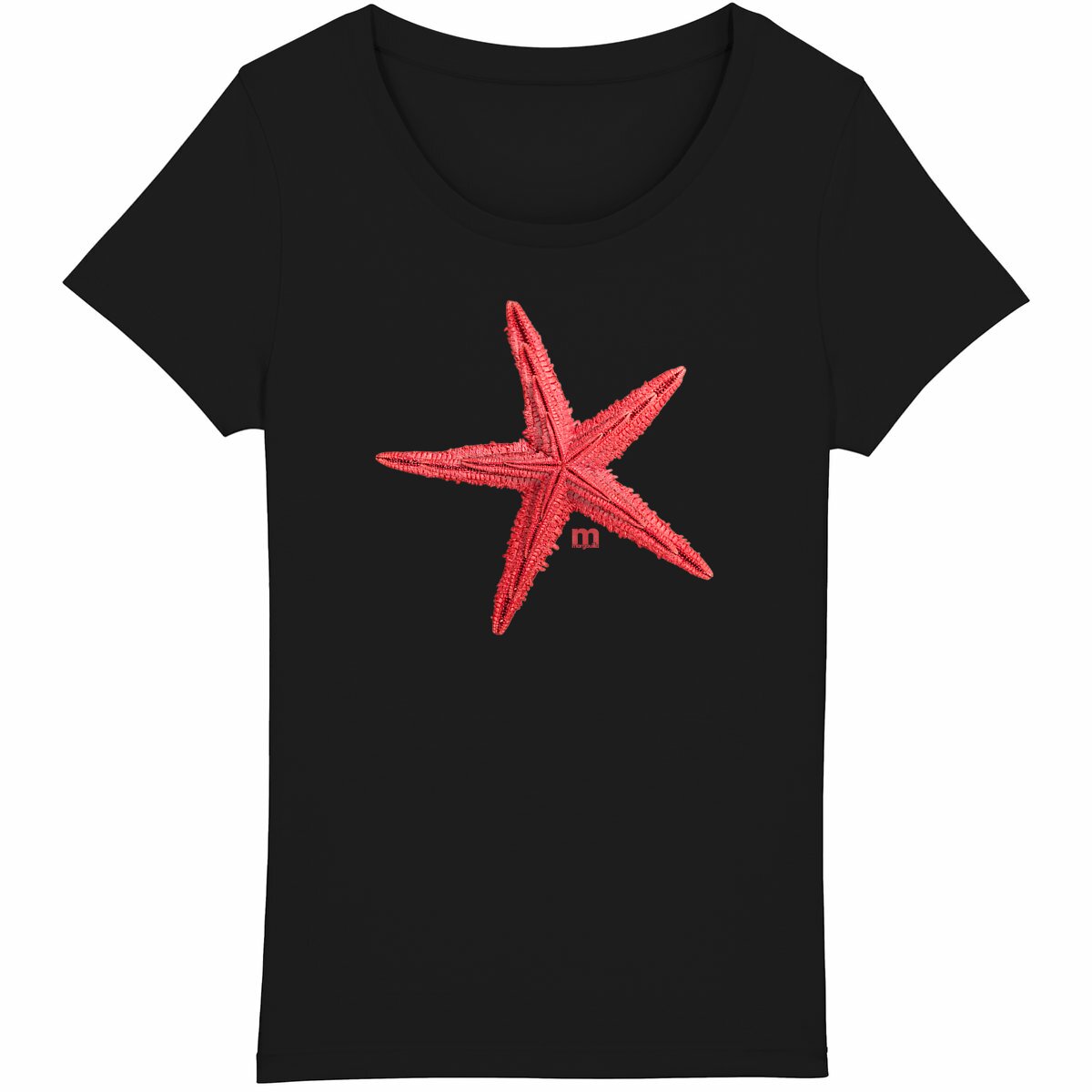 T-shirt Femme Léger 100% Coton Bio étoile de mer