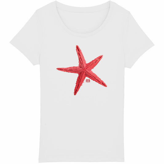 T-shirt Femme Léger 100% Coton Bio étoile de mer