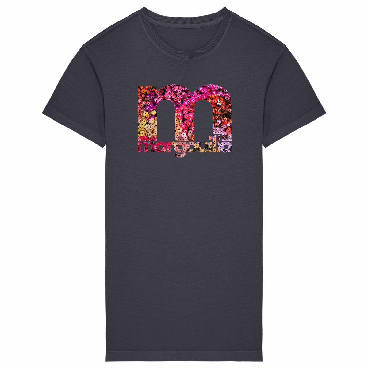 Robe T-shirt Vintage Femme 100% Coton Bio Floral