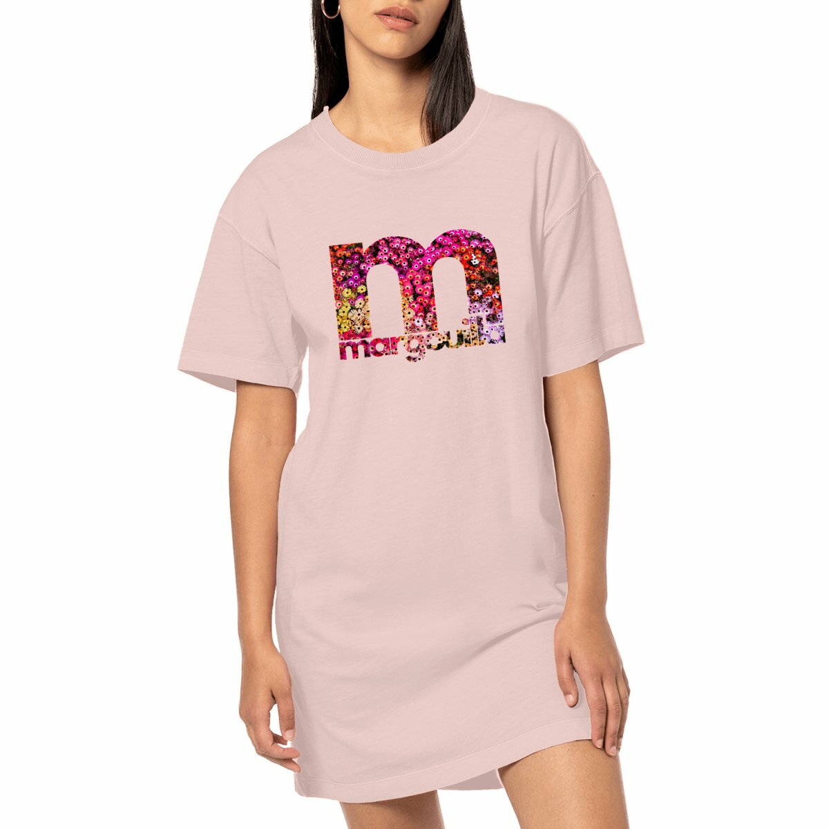 tshirt robe_bio_femme_margouilla_logo_floral