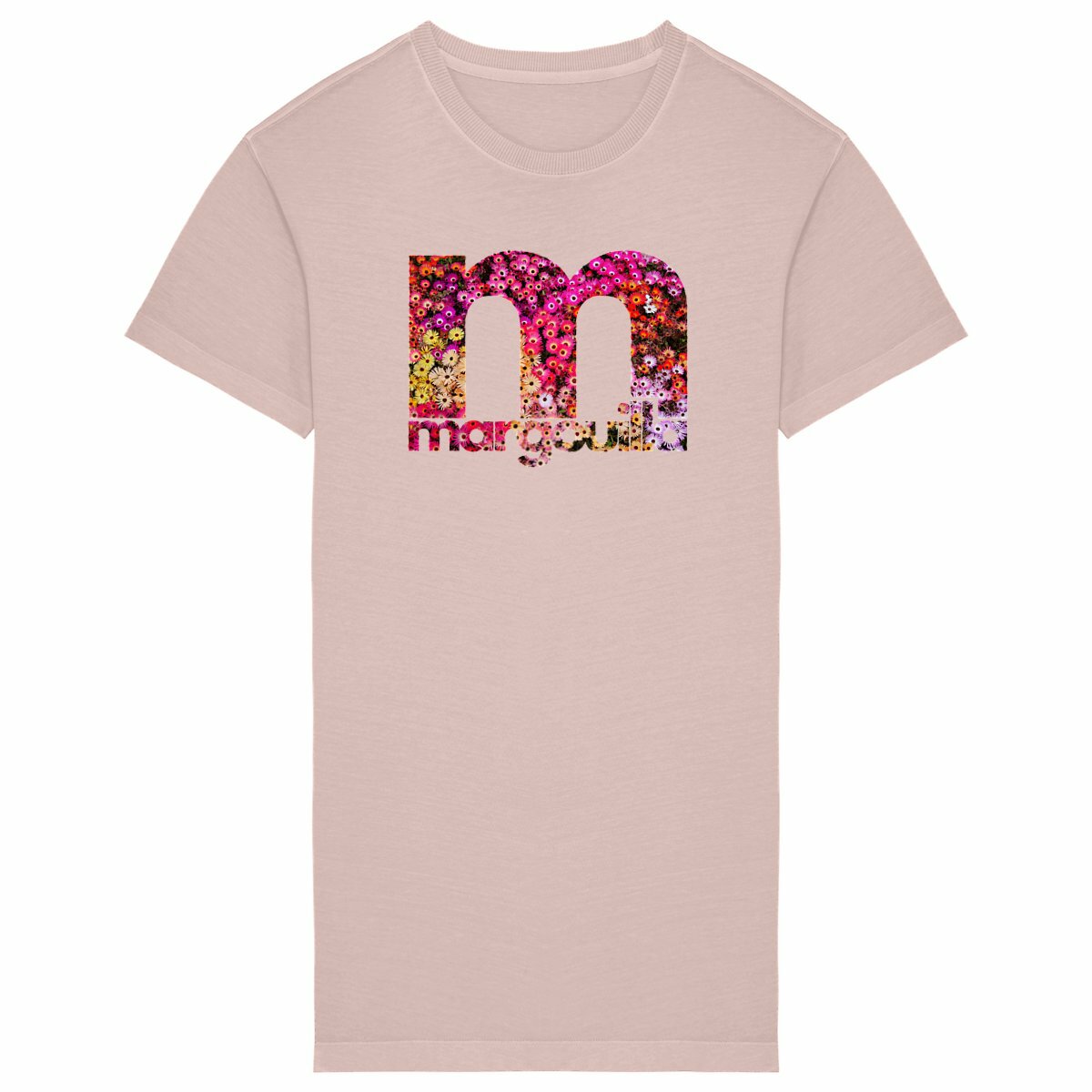 Robe T-shirt Vintage Femme 100% Coton Bio Floral