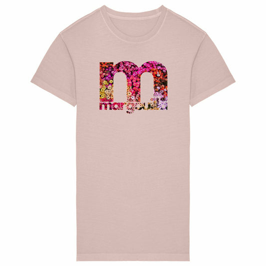 Robe T-shirt Vintage Femme 100% Coton Bio Floral